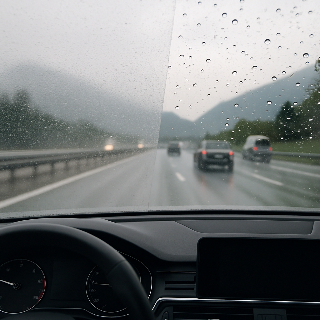 AlbisTeam Hydrophobe Scheibenbeschichtung für klaren Durchblick