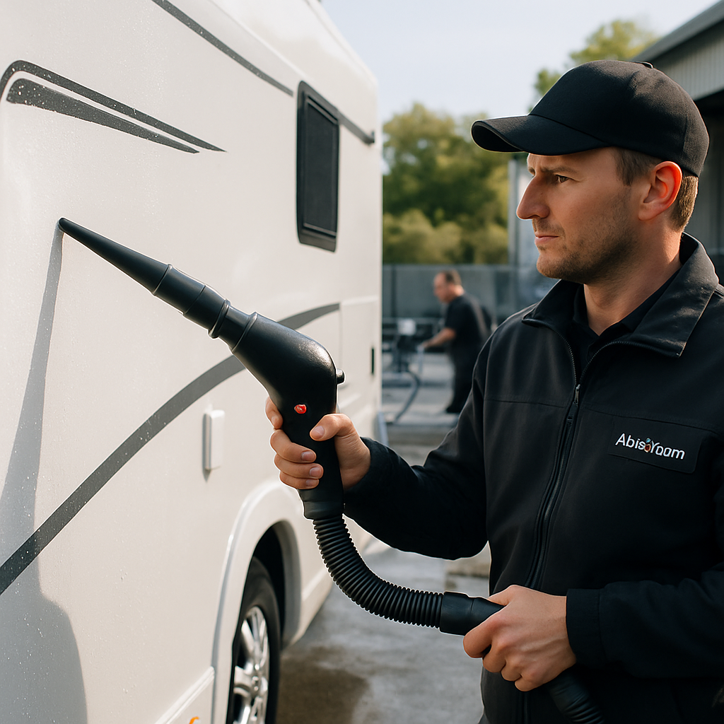 AlbisTeam: Schonende Lufttrocknung für Autowäsche und Wohnmobile