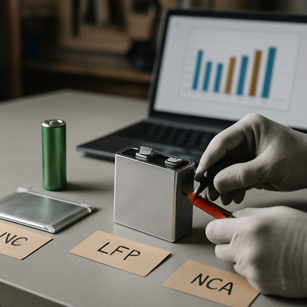 Albisteam.ch: Batteriechemie Leistungsdaten im Vergleich